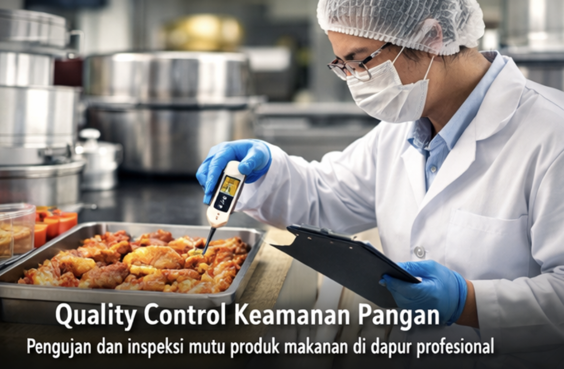 quality control keamanan pangan dan pengecekan suhu makanan